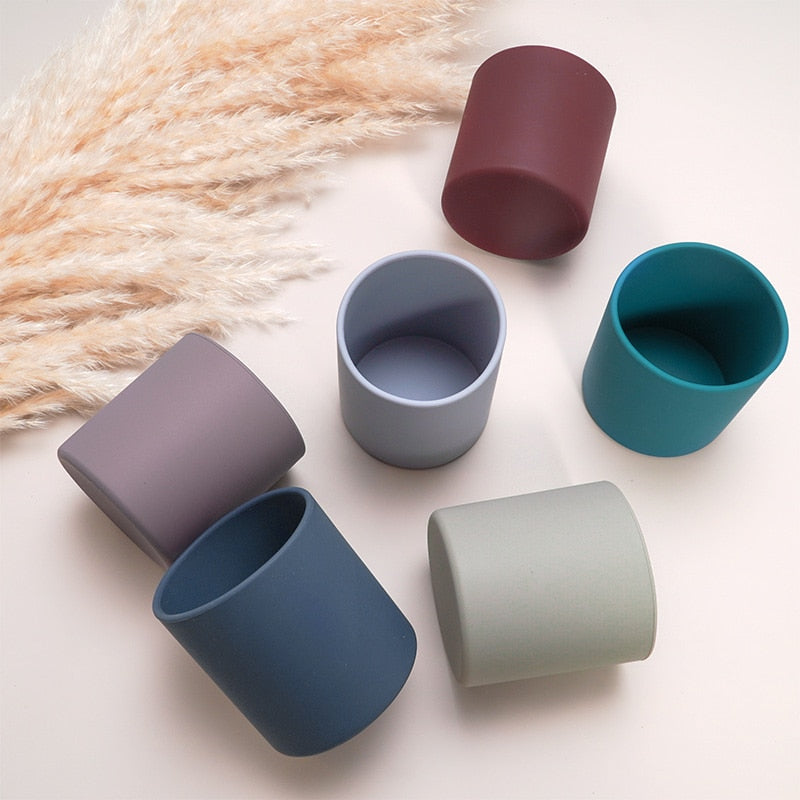 Baby Learn To Drink Cup Drinkware silicone Cups For Toddlers & Kids LeakProof Child Water Cup Bottle 220ML.