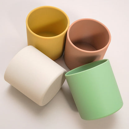 Baby Learn To Drink Cup Drinkware silicone Cups For Toddlers & Kids LeakProof Child Water Cup Bottle 220ML.