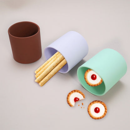 Baby Learn To Drink Cup Drinkware silicone Cups For Toddlers & Kids LeakProof Child Water Cup Bottle 220ML.